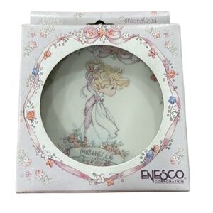 Precious Moments Personalized Plate “Michelle” 1991 #238457